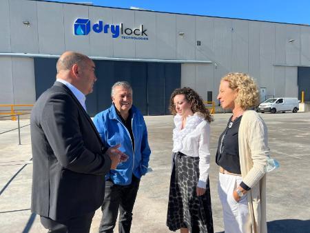 Imagen El presidente de la Diputación ha visitado la empresa Drylock tras la finalización de la ampliación de sus instalaciones en el Polígono Industrial de Hontoria